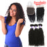 Easy Hair  10A Unprocessed Peruvian Kinky Curly Human Hair 3 Bundles With Lace Closure - Easy Hair