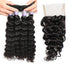 Easy Hair 10A Indian Virgin Human Hair Deep Wave 4 bundles With Closure - Easy Hair