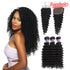 Easy Hair 10A Unprocessed Malaysian Deep Wave Human Hair 3 Bundles With Lace Closure - Easy Hair