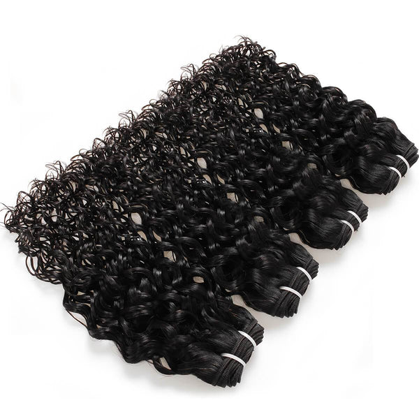 Easy Hair 10A Grade High Quality Brazilian Virgin Hair 4 Bundles Water Wave Human Hair - Easy Hair