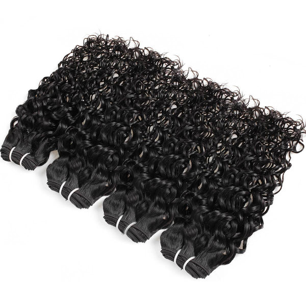 Easy Hair 10A Grade High Quality Brazilian Virgin Hair 4 Bundles Water Wave Human Hair - Easy Hair